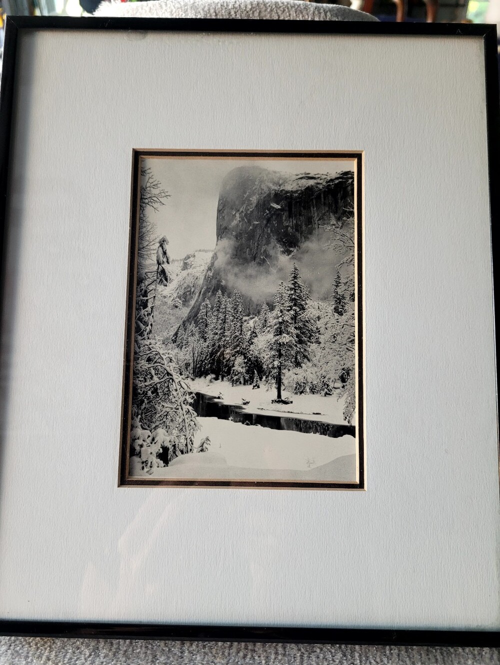 Ansel Adams Print El Capitan Winter 10 x 12